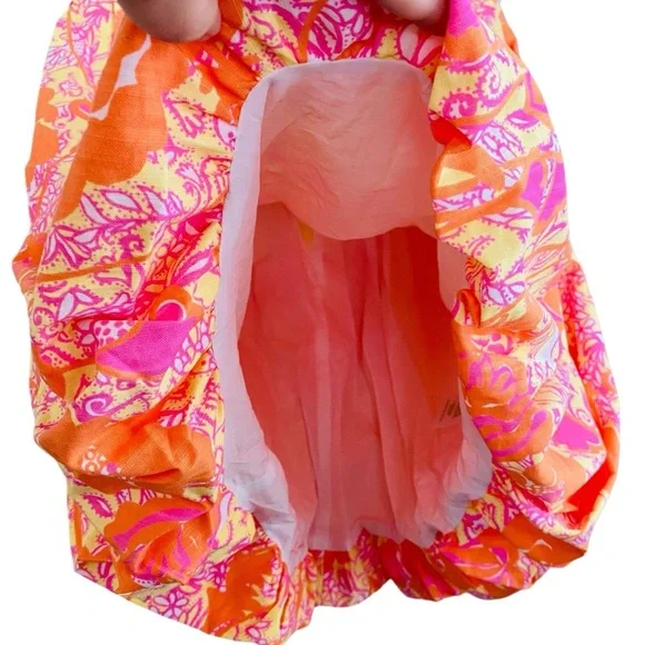 Lilly Pulitzer NWT #84466 Colorful Floral Strapless Regency Bubble Dress Size 6